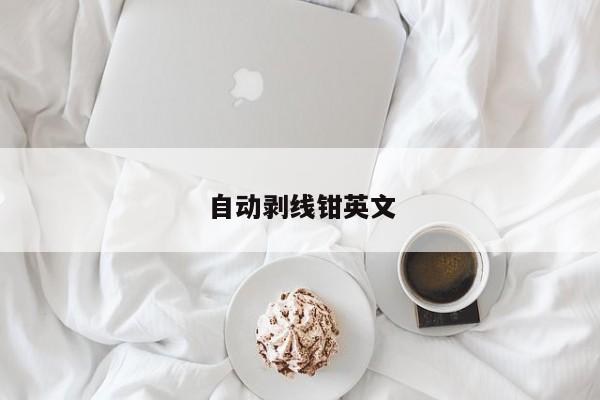 自动剥线钳英文