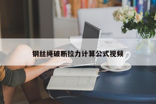 钢丝绳破断拉力计算公式视频